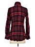 CAbi 100% Rayon Plaid Red Long Sleeve Blouse Size XS - photo 2