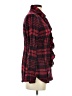CAbi 100% Rayon Plaid Red Long Sleeve Blouse Size XS - photo 4