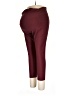 Active by Old Navy Solid Burgundy Active Pants Size XL Maternity - photo 1