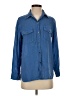 Current/Elliott 100% Tencel Blue Long Sleeve Button-Down Shirt Size Sm (1) - photo 1