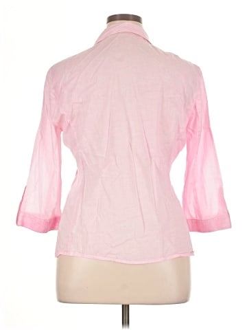 Tahari 3/4 Sleeve Button-Down Shirt (view 2)