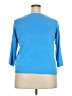 Rafaella 100% Cotton Blue 3/4 Sleeve Top Size 2X - photo 2