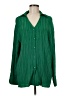 Shein Green Long Sleeve Button-Down Shirt Size 6 - photo 1