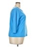 Rafaella 100% Cotton Blue 3/4 Sleeve Top Size 2X - photo 4