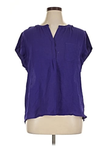 Liz Claiborne Short Sleeve Blouse (view 1)