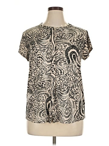 Dana Buchman Short Sleeve Blouse (view 1)