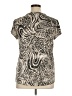 Dana Buchman Paisley Ivory Short Sleeve Blouse Size XL - photo 2