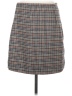 Old Navy 100% Polyester Houndstooth Gray Casual Skirt Size M - photo 2