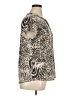 Dana Buchman Paisley Ivory Short Sleeve Blouse Size XL - photo 4