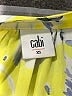 CAbi 100% Polyester Floral Yellow Short Sleeve Blouse Size XS - photo 7