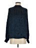 Current Air 100% Acetate Blue Long Sleeve Blouse Size S - photo 1