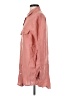 Onia Pink 3/4 Sleeve Button-Down Shirt Size S - photo 5