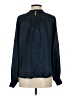 Current Air 100% Acetate Blue Long Sleeve Blouse Size S - photo 2