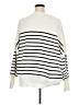 Lillusory Stripes White Pullover Sweater Size XXL - photo 2