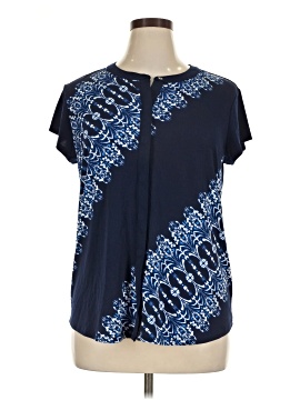 Dana Buchman Short Sleeve Blouse