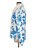 Dudley Stephens 100% Polyester Floral Blue Pullover Sweater Size L - photo 5