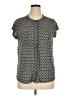 Dana Buchman Gray Short Sleeve Blouse Size XL - photo 1