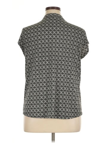 Dana Buchman Short Sleeve Blouse (view 2)