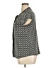 Dana Buchman Gray Short Sleeve Blouse Size XL - photo 5