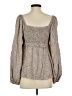 Unbranded Brown Long Sleeve Blouse Size S - photo 2