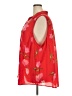 Torrid 100% Polyester Red Sleeveless Blouse Size 4X Plus (4) - photo 5