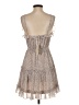 Gab & Kate 100% Polyester Animal Print Tan Casual Dress Size S - photo 2
