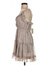 Gab & Kate 100% Polyester Animal Print Tan Casual Dress Size S - photo 5