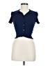 Industry Blue Short Sleeve Blouse Size M - photo 1