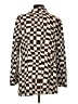 Shein Checkered-gingham Brown Blazer Size 4 - photo 2