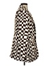 Shein Checkered-gingham Brown Blazer Size 4 - photo 4