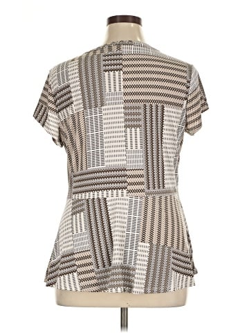 Dana Buchman Short Sleeve Blouse (view 2)
