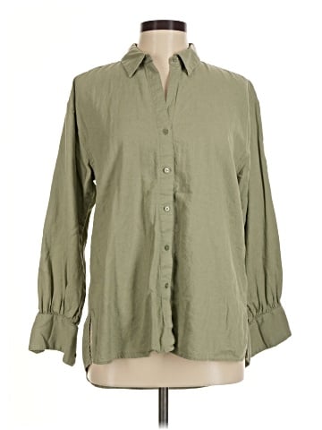 Banana Republic Factory Store Long Sleeve Button-Down Shirt (view 1)