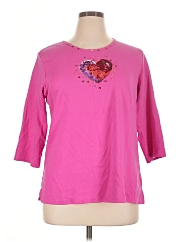 Quacker Factory 3/4 Sleeve T-Shirt (view 1)