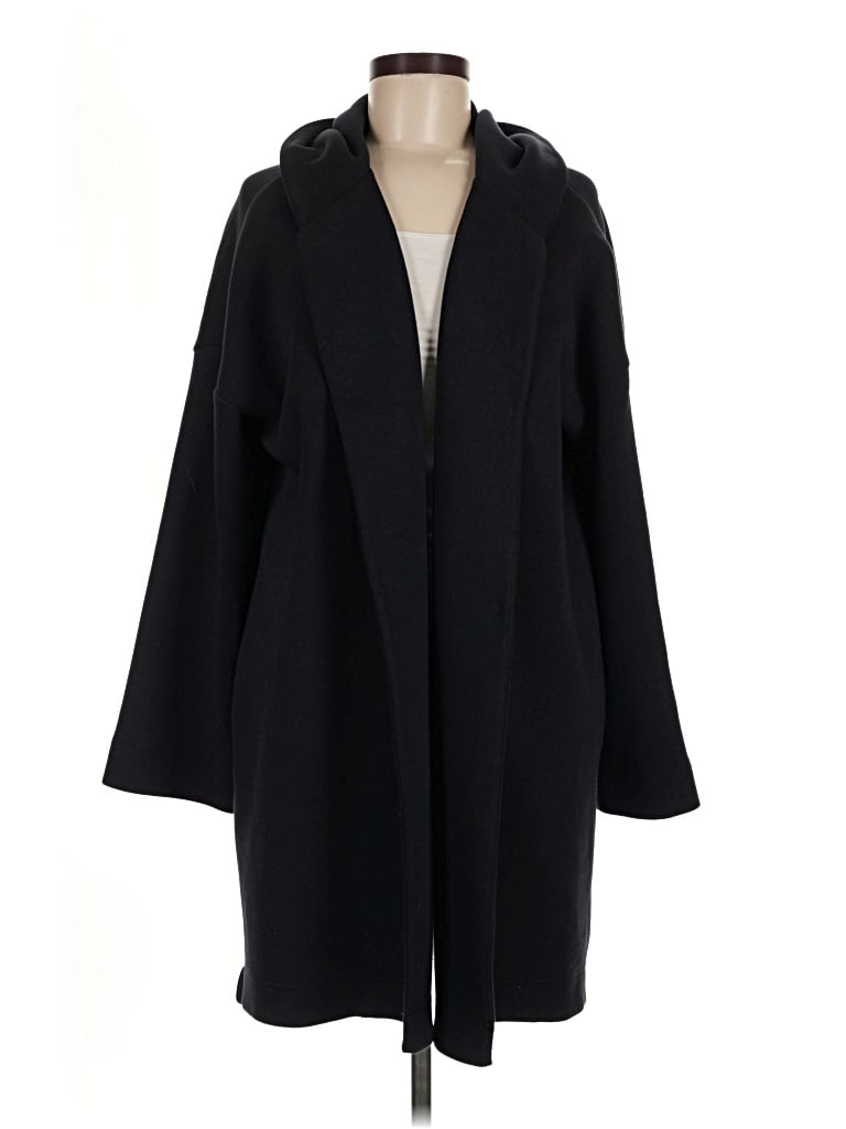 Pre-owned Jcrew Coat In Black