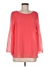 Max Studio 100% Polyester Pink 3/4 Sleeve T-Shirt Size M - photo 1