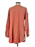 Soft Surroundings Orange 3/4 Sleeve Button-Down Shirt Size S - photo 2