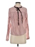Active USA Pink Long Sleeve Blouse Size S - photo 1
