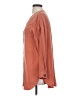 Soft Surroundings Orange 3/4 Sleeve Button-Down Shirt Size S - photo 5
