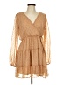 Altar'd State 100% Polyester Tan Cocktail Dress Size L - photo 1