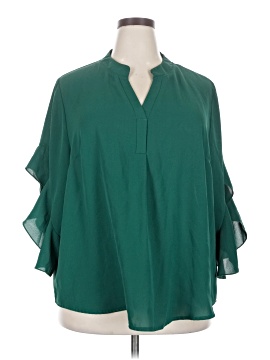 Shein Curve 3/4 Sleeve Blouse