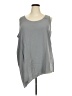 Eileen Fisher 100% Silk Gray Blouse Size 2X - photo 1