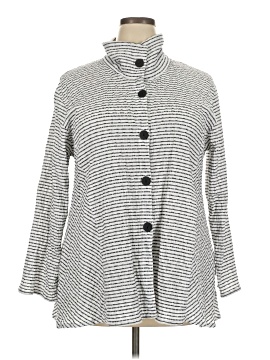 Ela 3/4 Sleeve Button-Down Shirt (view 1)