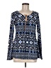 Bobbie Brooks Blue Long Sleeve Blouse Size M - photo 1