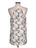 Express 100% Polyester Silver Sleeveless Blouse Size L - photo 2