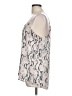 Express 100% Polyester Silver Sleeveless Blouse Size L - photo 5