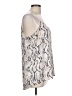 Express 100% Polyester Silver Sleeveless Blouse Size L - photo 4