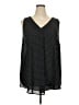 Torrid 100% Polyester Polka Dots Black Sleeveless Blouse Size 3X Plus (3) - photo 1