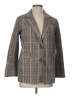 Assorted Brands 100% Polyester Plaid Gray Blazer Size L (estimated) - photo 1