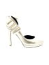Shoes of Prey 100% Leather Metallic Ivory Heels Size EU 37 1/2 - photo 1