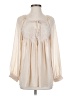 Sundance 100% Polyester Ivory Long Sleeve Blouse Size S - photo 1